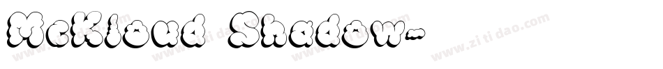 McKloud Shadow字体转换
